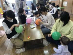 光岡子育てサロンへ出前保育に行ってきました
