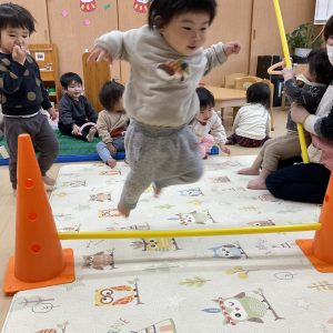 2023.01.23　どんなになるか☆たのしみー！/  運動遊び　～すみれ組～