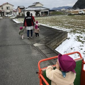 2023.01.26 雪道のお散歩♪～ひよこ組～